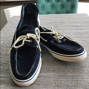 Navy Corduroy Sperry’s
